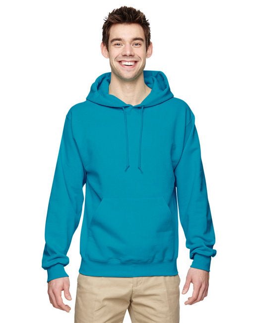 Jerzees Adult NuBlend® Fleece Pullover Hooded Sweatshirt – Soft, Durable, and Eco-Friendly Jerzees Small California Blue