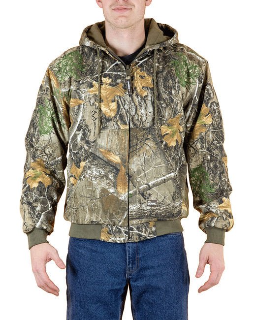 Berne Men's Heritage Hooded Jacket – Durable, Insulated, and Water-Repellent Berne Small Realtree Edge