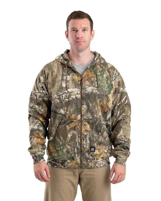 Berne Men's Heritage Thermal Lined Sweatshirt – Warm and Durable Workwear Berne Small Realtree Edge