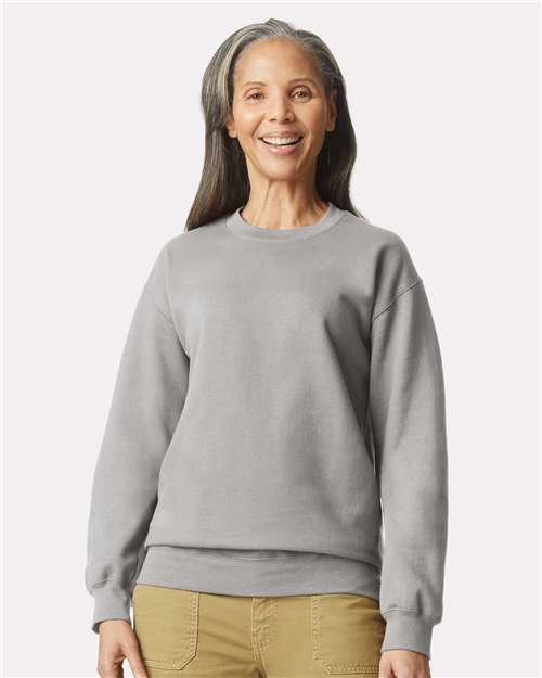 Softstyle® Midweight Crewneck Sweatshirt - Gildan | Comfortable, Durable, and Eco-Friendly Gildan Small Cement