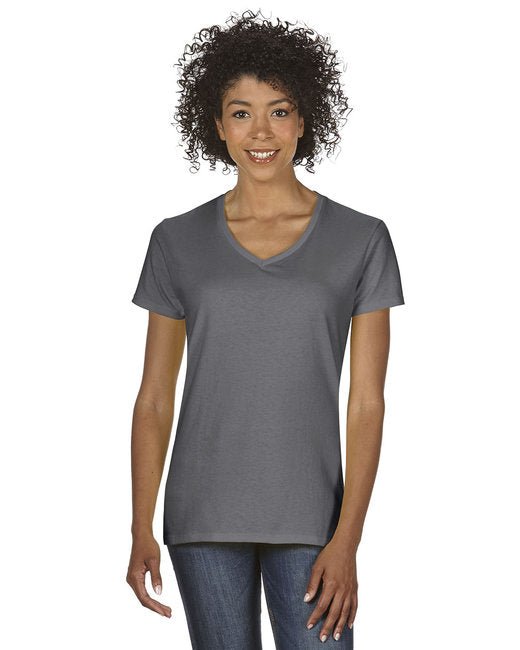 Custom Ladies' V-Neck T-Shirt – Comfortable, Stylish & Sustainable V-Neck Gildan