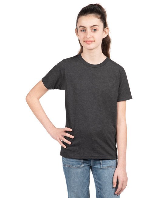 Custom Youth CVC Crew T-Shirt – Comfortable, Durable & Sustainable SOYT Printing Company X-Small Charcoal