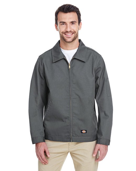 Dickies Men's Unlined Eisenhower Jacket – Durable Workwear Essential Dickies Small Charcoal