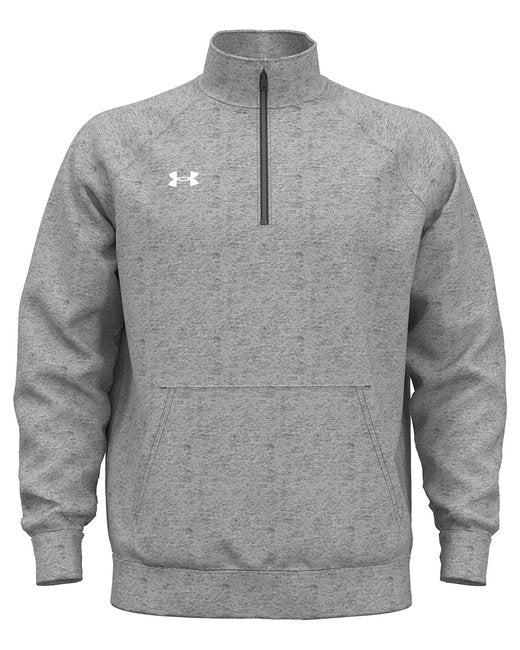 Under Armour Men's Rival Fleece Quarter-Zip – Warm, Comfortable, and Versatile Under Armour Small Charcoal Grey