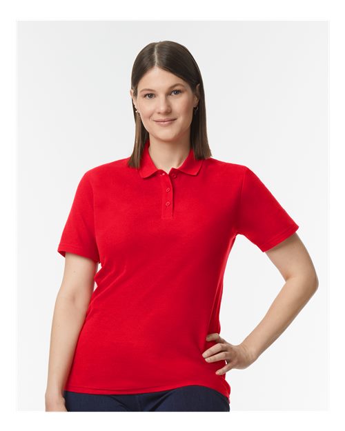 Softstyle® Women’s Pique Polo - Gildan | Comfortable, Semi-Fitted, and Embroidery-Ready Gildan
