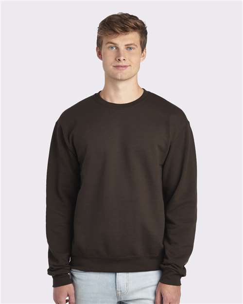 NuBlend® Crewneck Sweatshirt - JERZEES | Comfortable, Durable, and Customizable Jerzees Smalll Brown