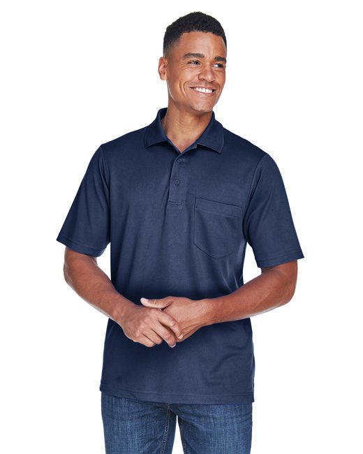 CORE365 Men’s Origin Performance Piqué Polo with Pocket Core365