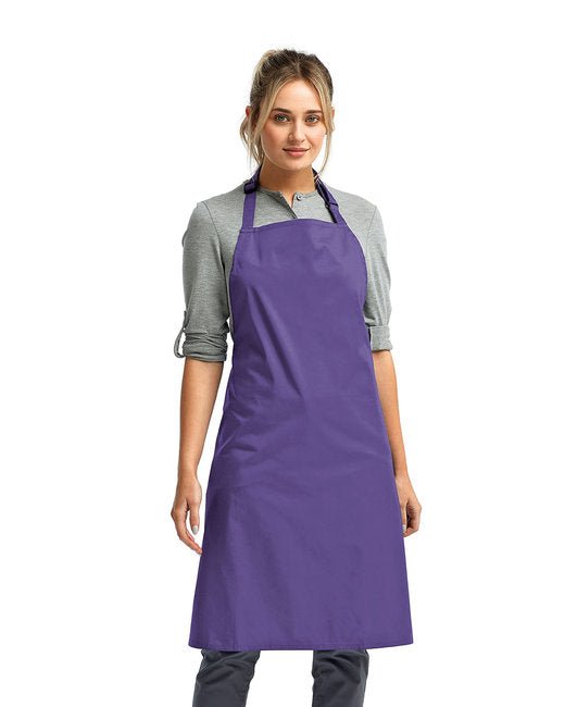 Custom Recycled Bib Apron – Eco-Friendly & Adjustable Neckband SOYT Printing Company Purple