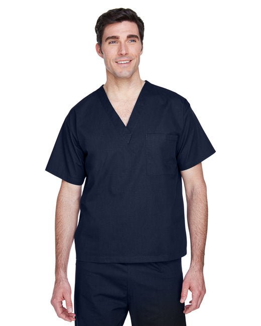 Custom Scrub Top – Comfortable, Durable & Professional Design SOYT Printing Company Small Dark Navy