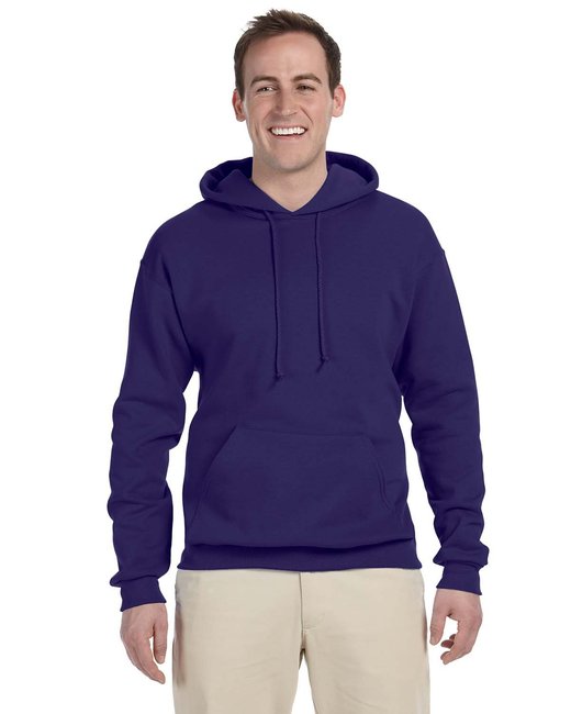 Jerzees Adult NuBlend® Fleece Pullover Hooded Sweatshirt – Soft, Durable, and Eco-Friendly Jerzees Small Deep Purple