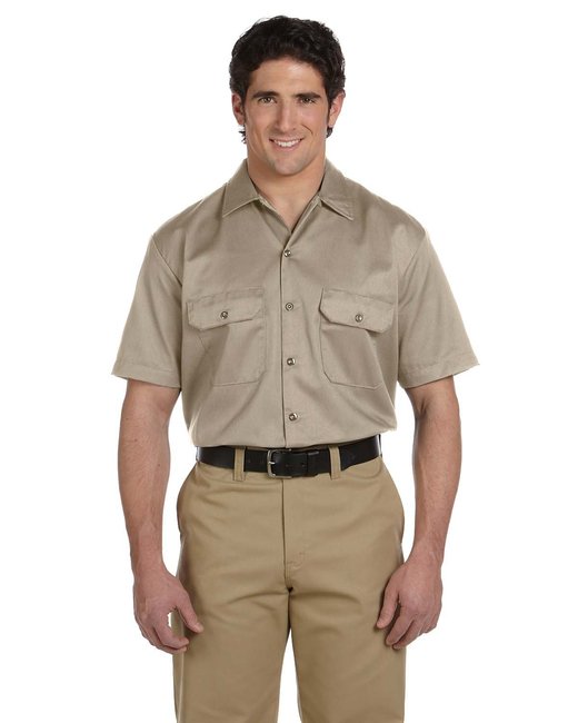 Custom Short-Sleeve Work Shirt – Durable, Stain-Resistant & Comfortable SOYT Printing Company Small Dessert Sand