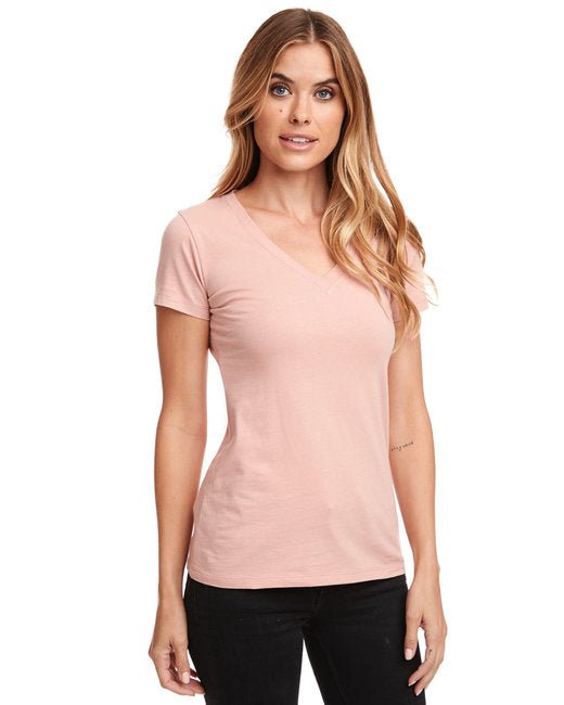 Custom Ladies' Ideal V T-Shirt – Soft, Stylish & Sustainable Design Next Level