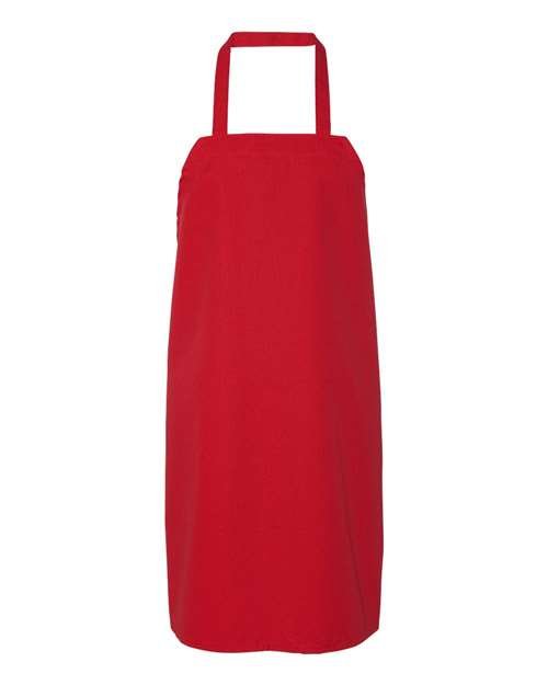 Bib Apron - Chef Designs | Durable and Professional Chef Designs One Size Red