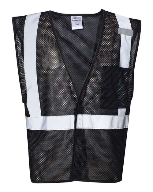EV Series® Enhanced Visibility Non-ANSI Vest | Lightweight and Versatile Kishigo S/M Black
