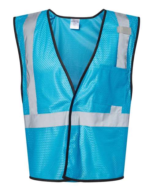 EV Series® Enhanced Visibility Non-ANSI Vest | Lightweight and Versatile Kishigo S/M Electric Blue