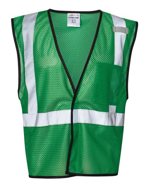 EV Series® Enhanced Visibility Non-ANSI Vest | Lightweight and Versatile Kishigo S/M Green