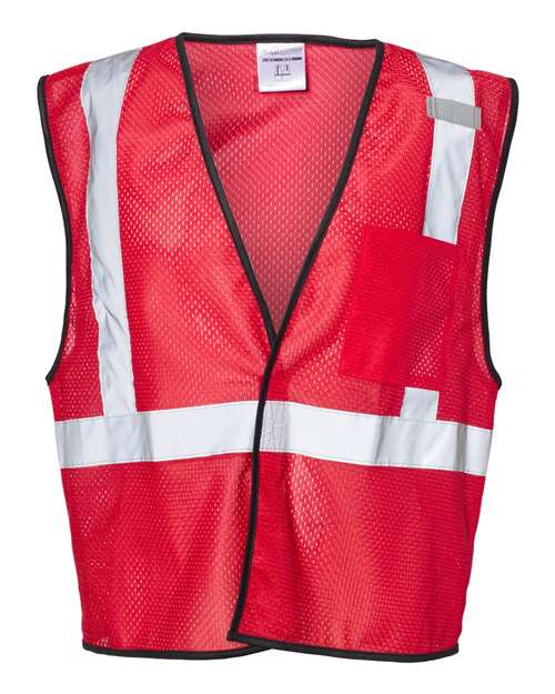 EV Series® Enhanced Visibility Non-ANSI Vest | Lightweight and Versatile Kishigo S/M Red