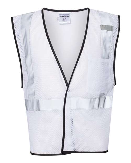 EV Series® Enhanced Visibility Non-ANSI Vest | Lightweight and Versatile Kishigo S/M White