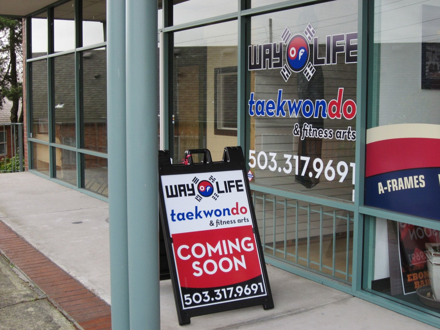 Custom Event Planning and Management A-Frame Signage – High-Quality Custom Logo Printed Signs for Event Direction Custom A-Frame Sign Show Off Your Threads