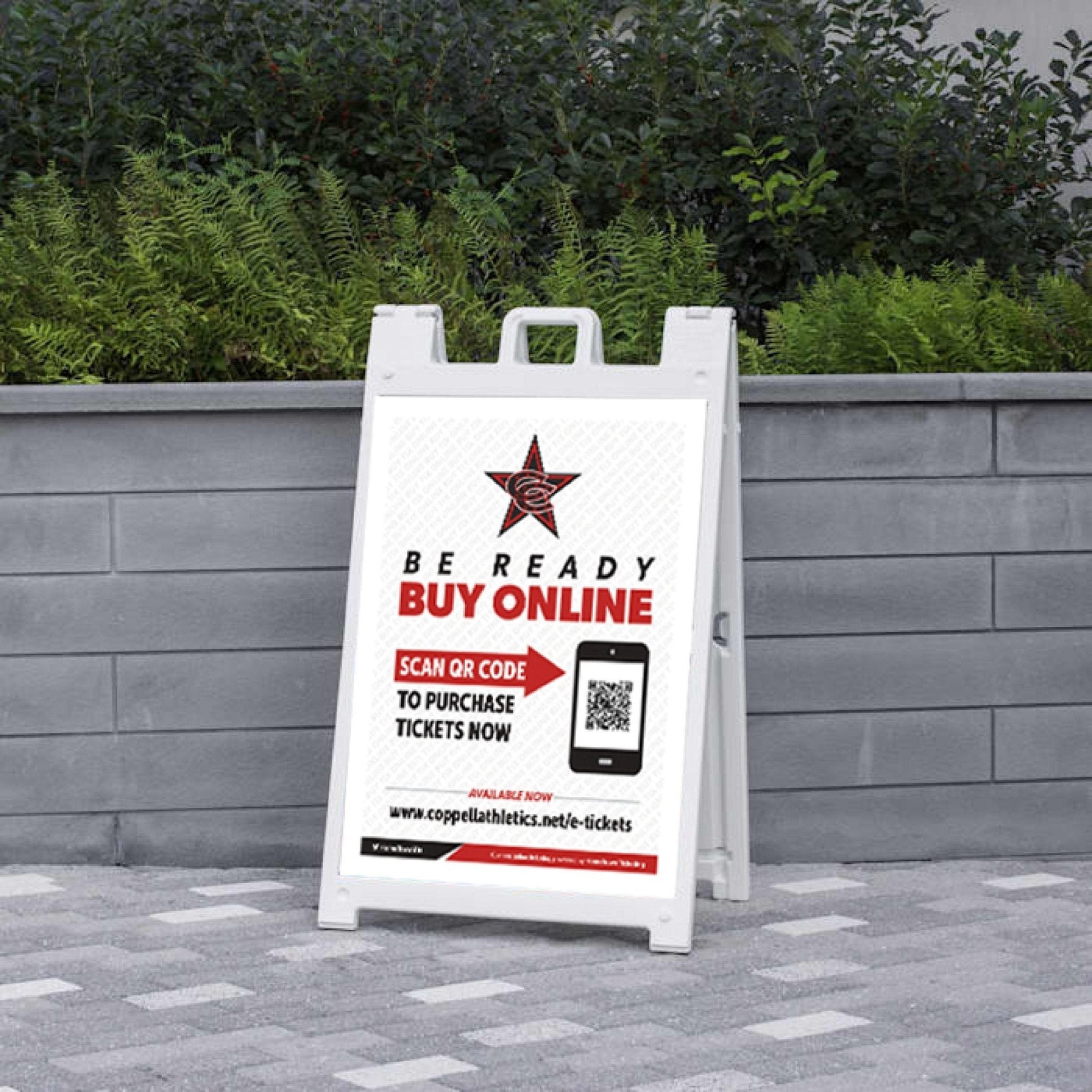 Custom Event Planning and Management A-Frame Signage – High-Quality Custom Logo Printed Signs for Event Direction Custom A-Frame Sign Show Off Your Threads