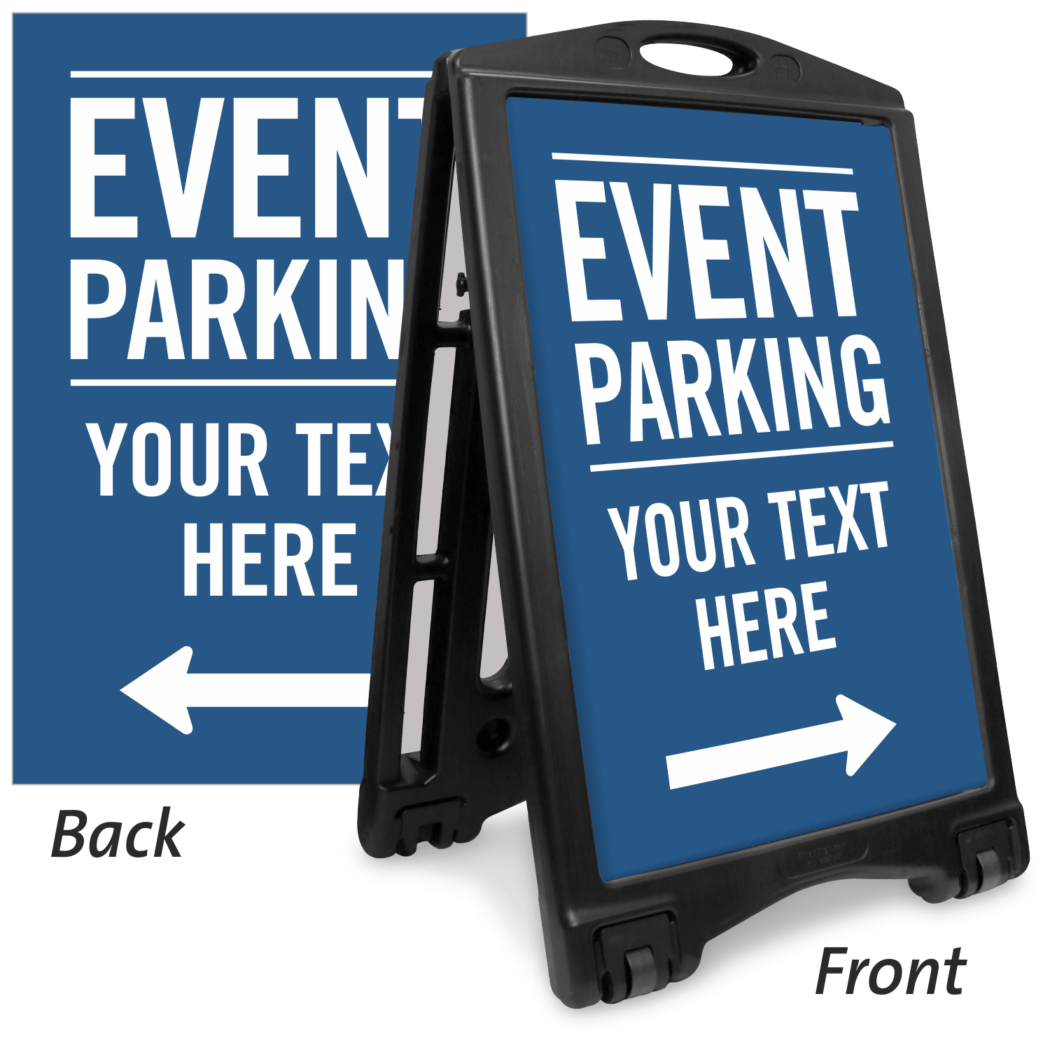 Custom Event Planning and Management A-Frame Signage – High-Quality Custom Logo Printed Signs for Event Direction Custom A-Frame Sign Show Off Your Threads