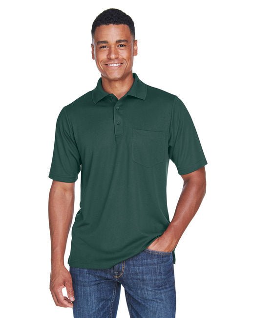 CORE365 Men’s Origin Performance Piqué Polo with Pocket Core365