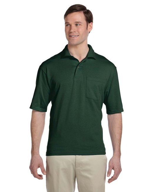 Jerzees Adult SpotShield™ Stain-Resistant Pocket Jersey Polo Jerzees