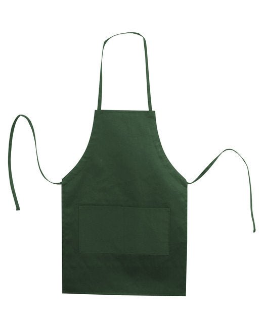 Custom Butcher Style Apron – Heavyweight Cotton Twill & Dual Pockets SOYT Printing Company Forest Green