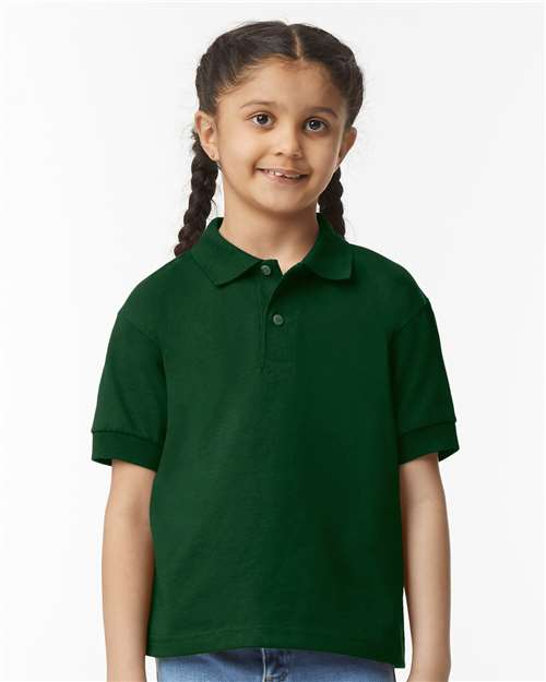 DryBlend® Youth Jersey Polo - Gildan | Moisture-Wicking, Durable, and Eco-Friendly Gildan