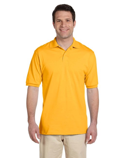Jerzees Adult SpotShield™ Stain-Resistant Jersey Polo Shirt Jerzees Small Gold