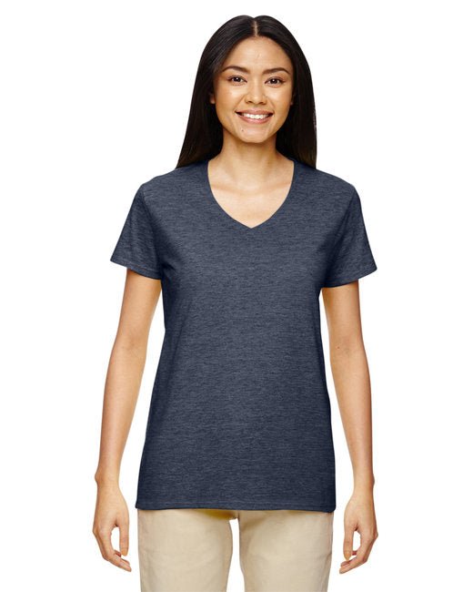 Custom Ladies' V-Neck T-Shirt – Comfortable, Stylish & Sustainable V-Neck Gildan
