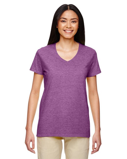 Custom Ladies' V-Neck T-Shirt – Comfortable, Stylish & Sustainable V-Neck Gildan