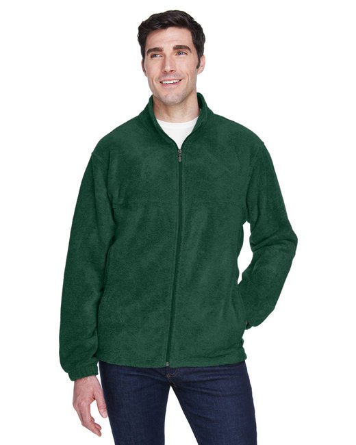 Custom Harriton Men’s Full-Zip Fleece – Durable & Stylish Outerwear Sweater Harriton Small Hunter