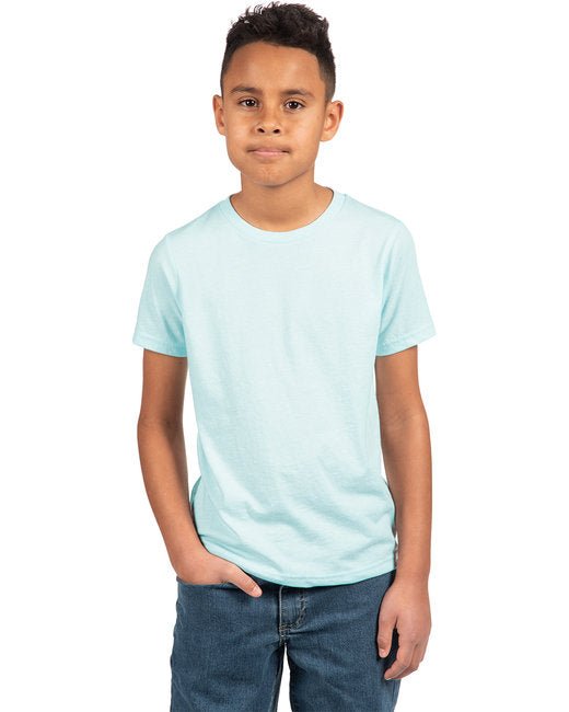 Custom Youth CVC Crew T-Shirt – Comfortable, Durable & Sustainable SOYT Printing Company X-Small Ice Blue