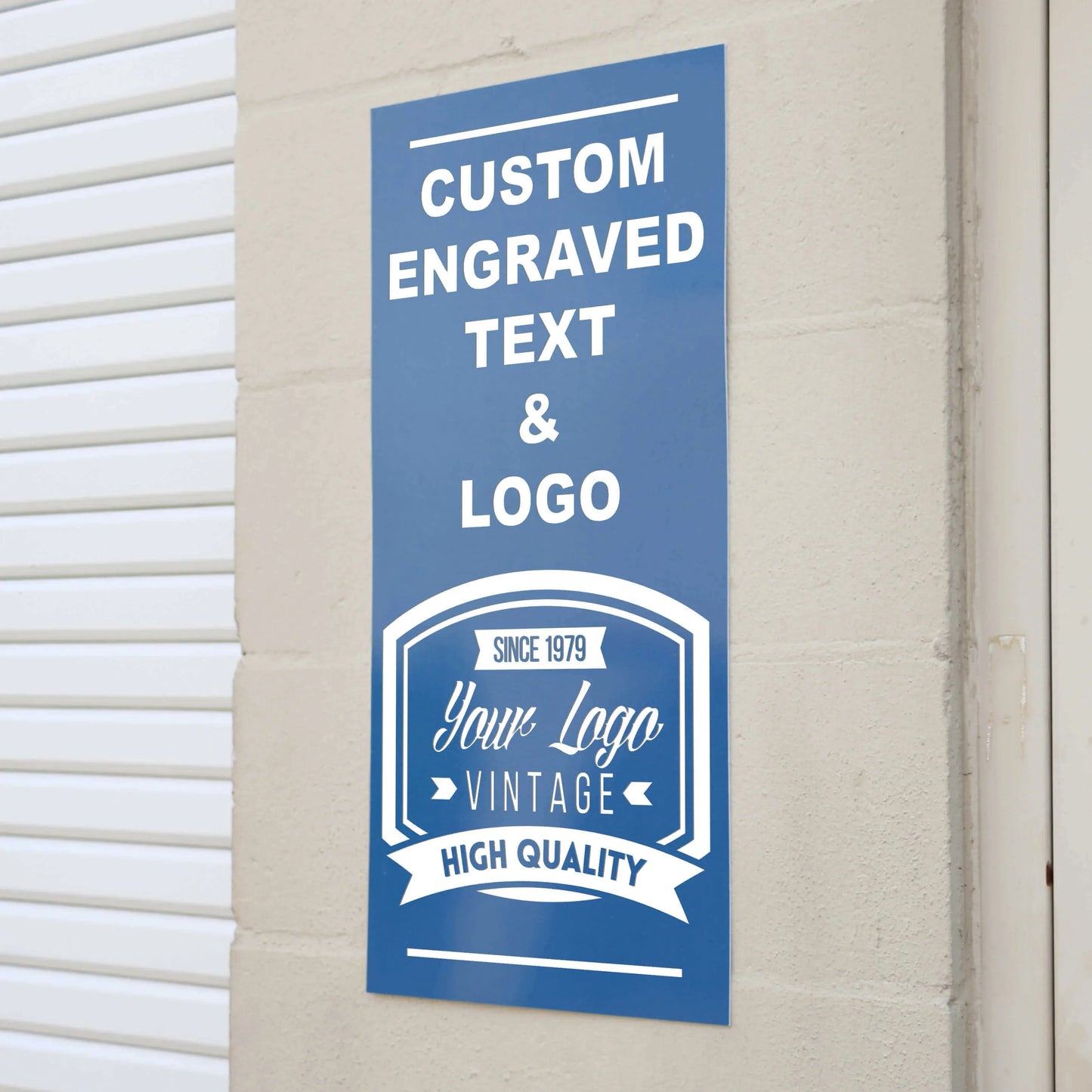 Custom Wayfinding, Directional, and Informational Plastic Signs – High-Quality Custom Logo Printed Signs for Navigation and Information sign Show Off Your Threads