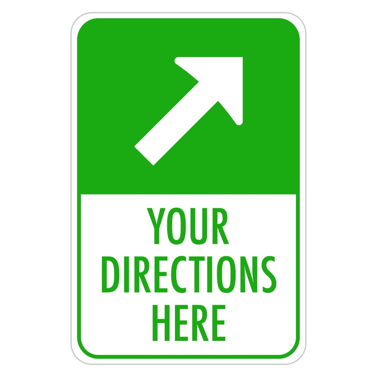 Custom Wayfinding, Directional, and Informational Plastic Signs – High-Quality Custom Logo Printed Signs for Navigation and Information sign Show Off Your Threads