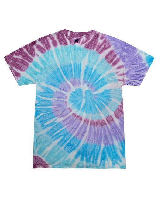 Custom Rainbow Spiral Tie-Dye T-Shirt – Bright & One-of-a-Kind Tie-Dye