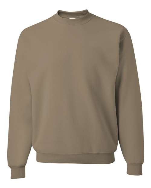 NuBlend® Crewneck Sweatshirt - JERZEES | Comfortable, Durable, and Customizable Jerzees Smalll Khaki