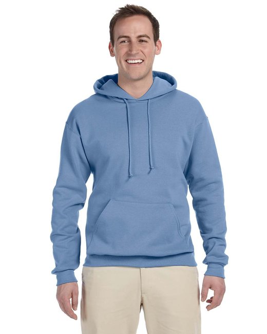 Jerzees Adult NuBlend® Fleece Pullover Hooded Sweatshirt – Soft, Durable, and Pill-Resistant Jerzees Small Light Blue