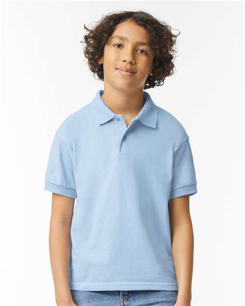 DryBlend® Youth Jersey Polo - Gildan | Moisture-Wicking, Durable, and Eco-Friendly Gildan