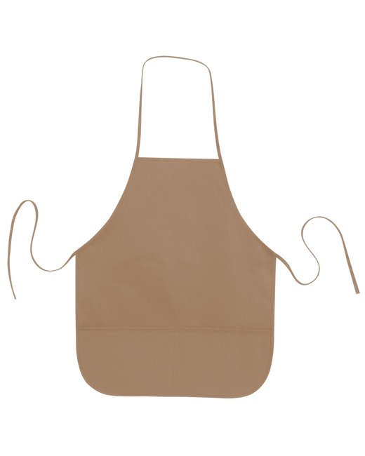 Custom Cotton Twill Apron – Heavyweight Design with Dual Pockets SOYT Printing Company Light Tan