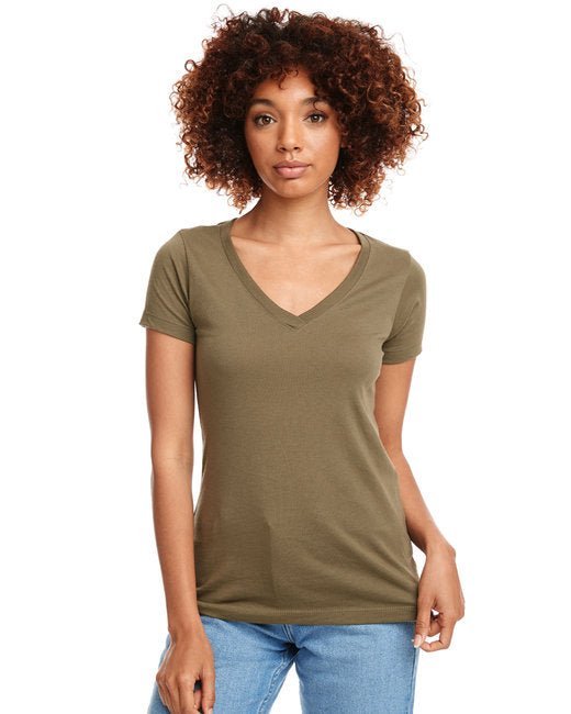 Custom Ladies' Ideal V T-Shirt – Soft, Stylish & Sustainable Design Next Level