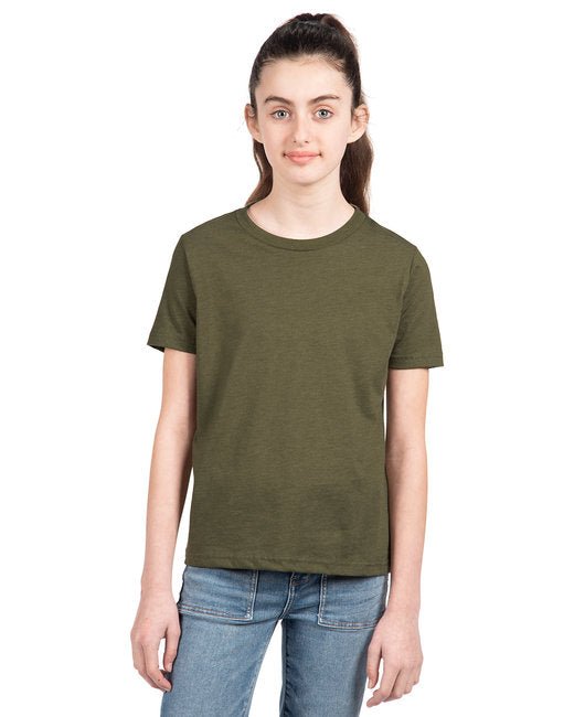 Custom Youth CVC Crew T-Shirt – Comfortable, Durable & Sustainable SOYT Printing Company X-Small Military Green