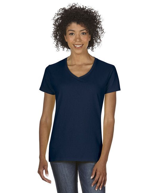 Custom Ladies' V-Neck T-Shirt – Comfortable, Stylish & Sustainable V-Neck Gildan