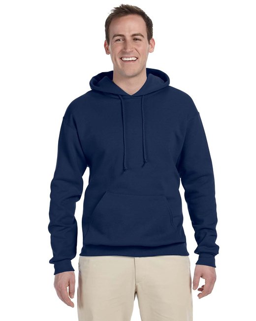Jerzees Adult NuBlend® Fleece Pullover Hooded Sweatshirt – Soft, Durable, and Pill-Resistant Jerzees Small Navy Blue