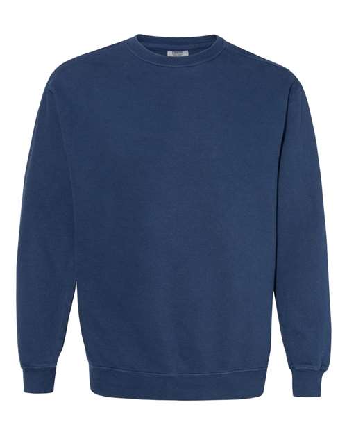 Garment-Dyed Sweatshirt - Comfort Colors | Relaxed, Durable, and Eco-Friendly Comfort Colors Small Navy Blue