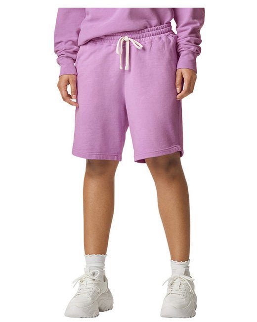 Custom Lightweight Cotton Sweat Shorts – Relaxed Fit & Side Pockets Shorts Comfort Colors Small Neon Violet