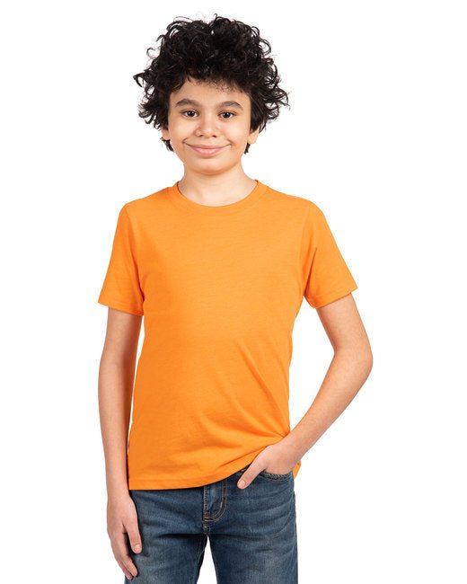 Custom Youth CVC Crew T-Shirt – Comfortable, Durable & Sustainable SOYT Printing Company X-Small Orange