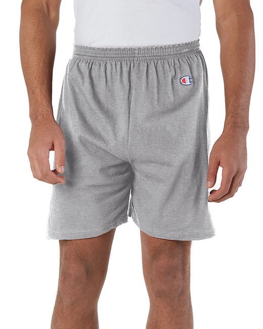 Custom Cotton Gym Shorts – 6-Inch Inseam & Sustainable Fabric Shorts Champion Small Oxford Grey