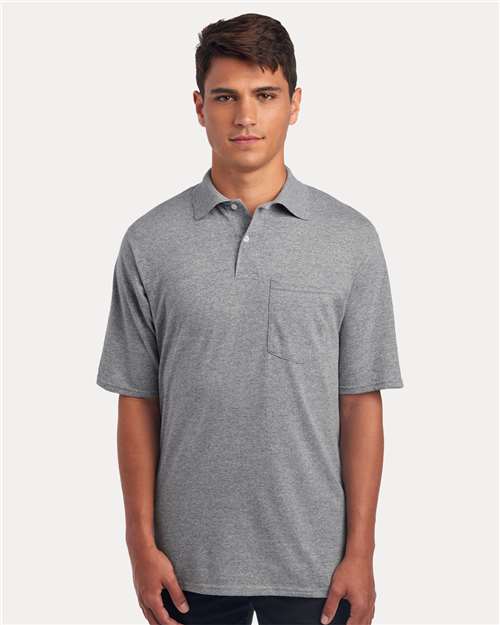 Dri-Power® Polo With Pocket - JERZEES | Moisture-Wicking, Durable, and Custom-Ready Jerzees